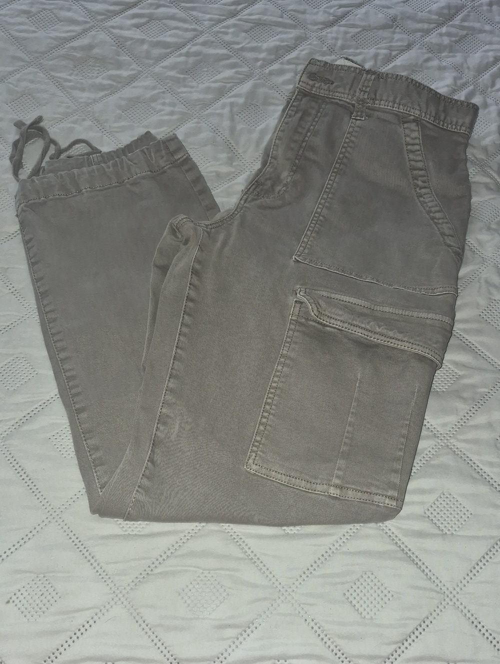 H&M Women's Cargo Jogger Pants - Taupe